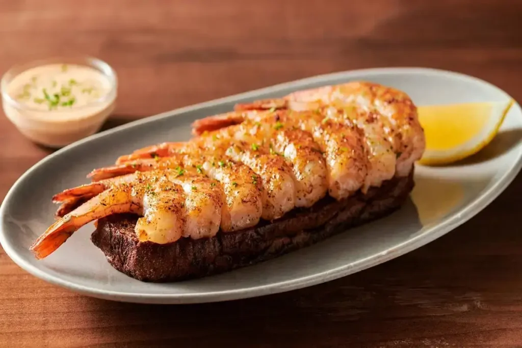 Grilled shrimp on the Barbie seasoned with Outback spices and served with garlic herb butter – classic Outback Steakhouse seafood starter
