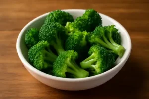 "Outback Steakhouse steamed broccoli side dish, lightly seasoned and cooked to tender-crisp perfection"

